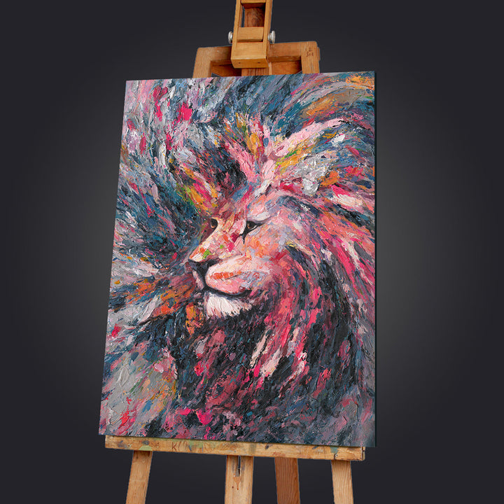 Abstract Lion