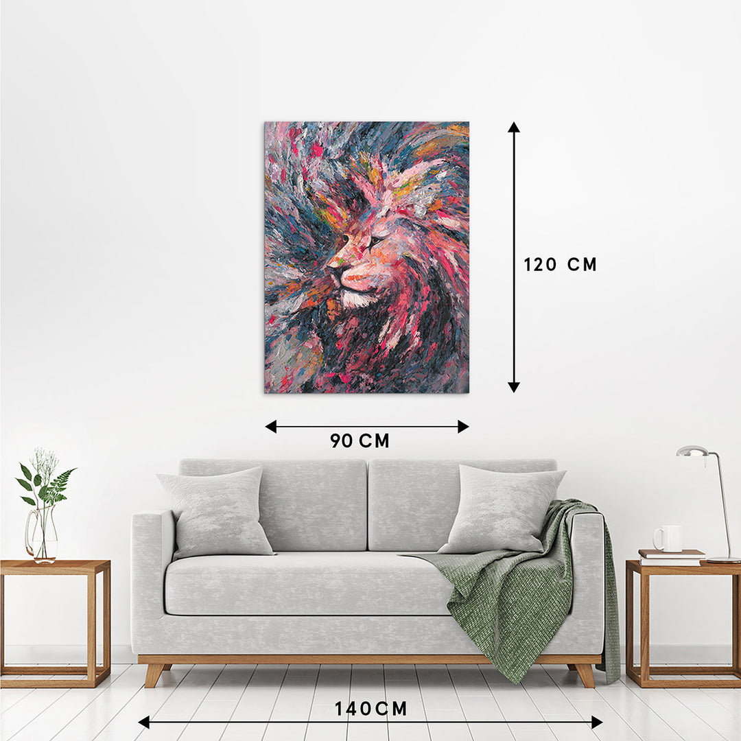 Abstract Lion