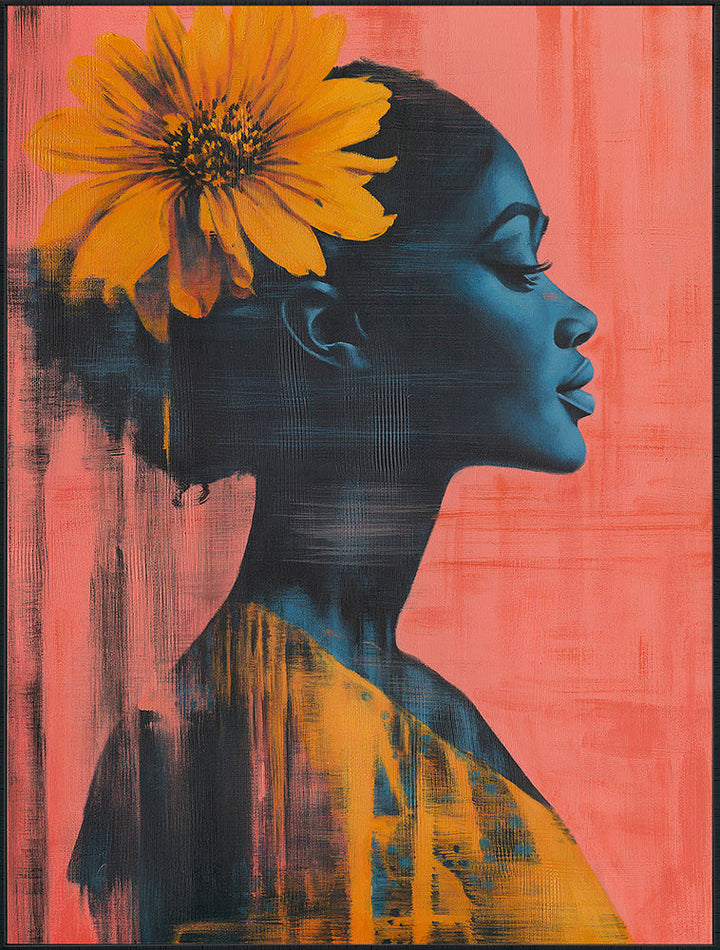 Radiant Grace – Handveredelter Kunstdruck auf Leinwand