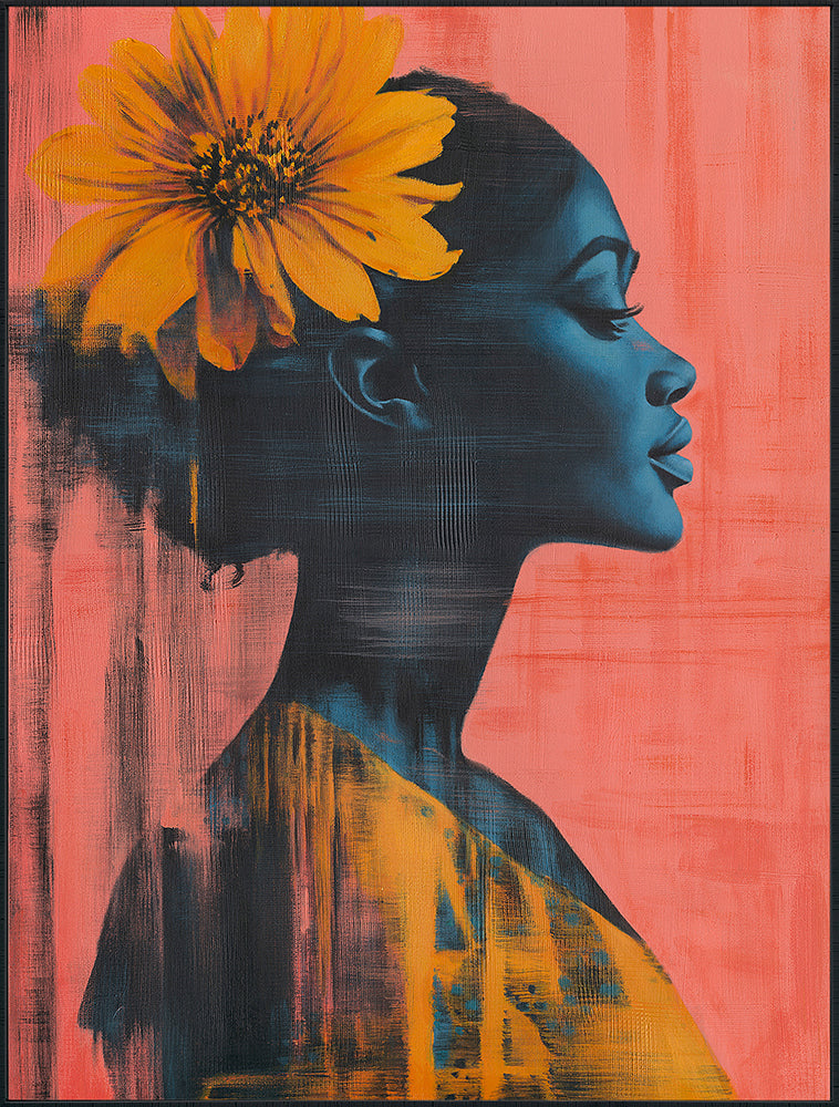 Radiant Grace – Handveredelter Kunstdruck auf Leinwand