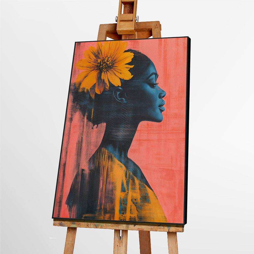 Radiant Grace – Handveredelter Kunstdruck auf Leinwand