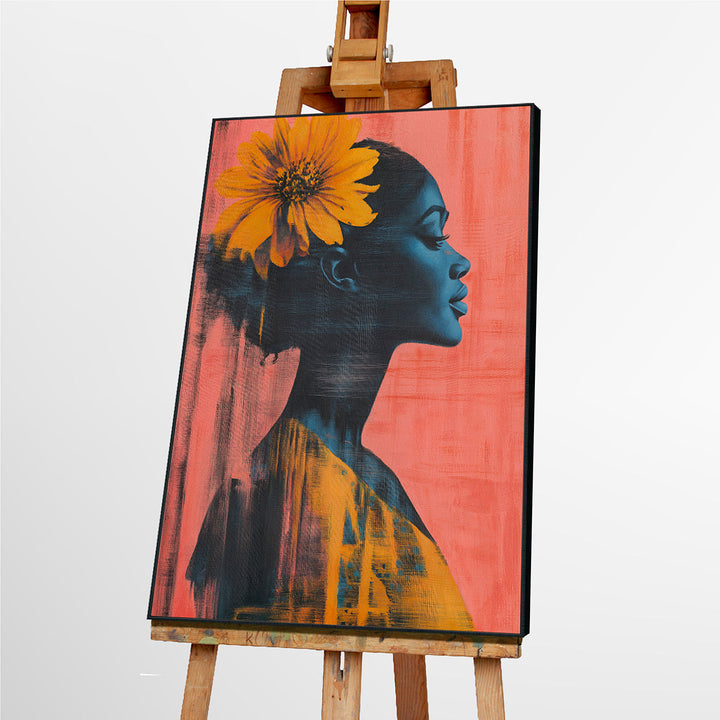 Radiant Grace – Handveredelter Kunstdruck auf Leinwand