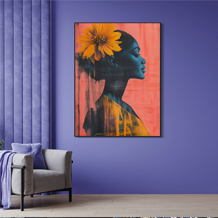 Radiant Grace – Handveredelter Kunstdruck auf Leinwand