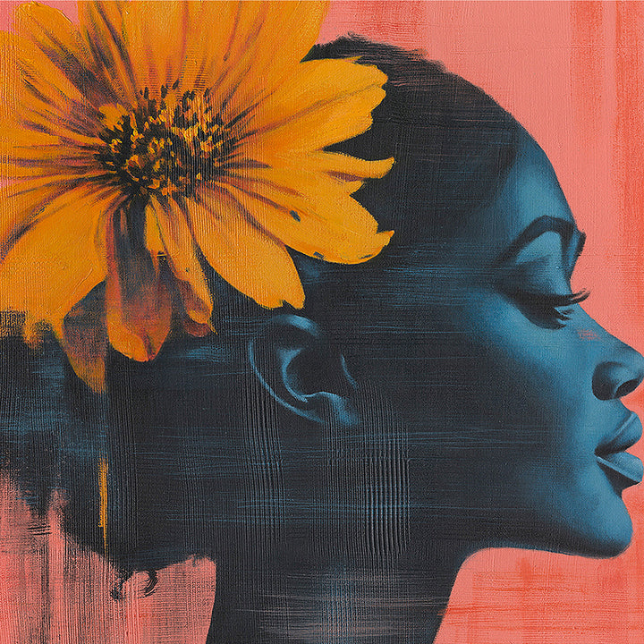 Radiant Grace – Handveredelter Kunstdruck auf Leinwand