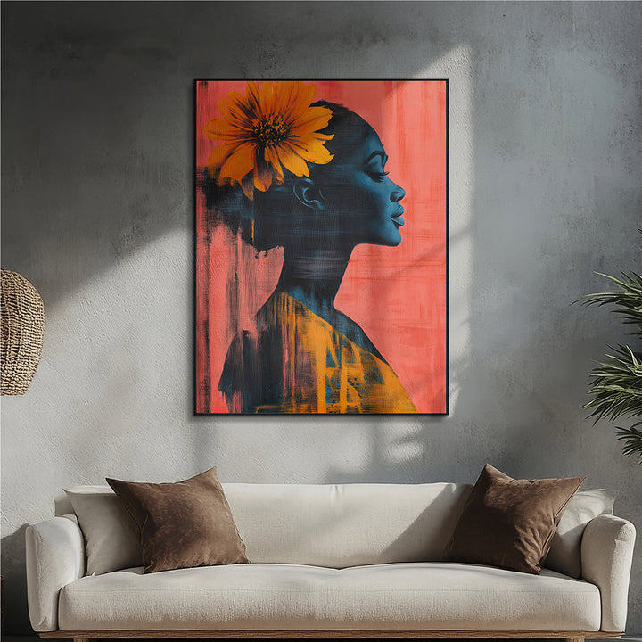 Radiant Grace – Handveredelter Kunstdruck auf Leinwand