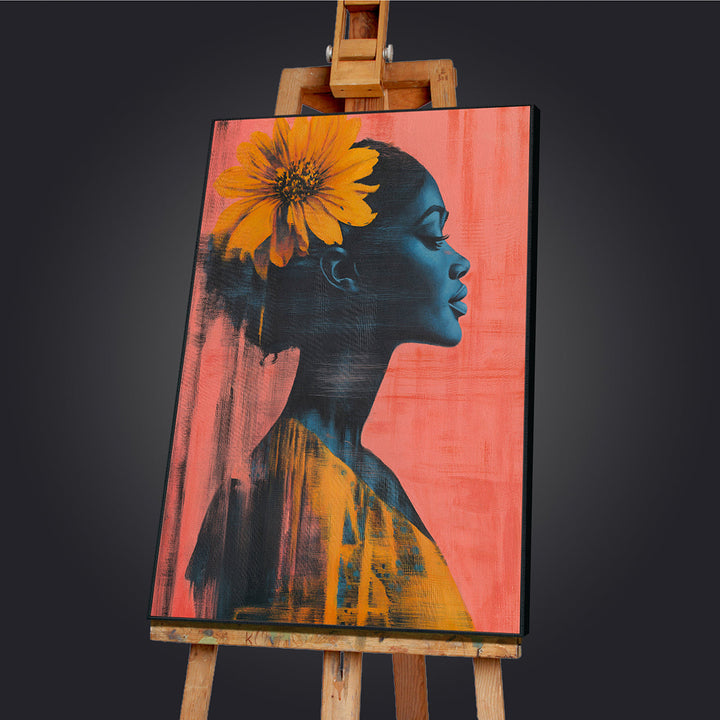 Radiant Grace – Handveredelter Kunstdruck auf Leinwand