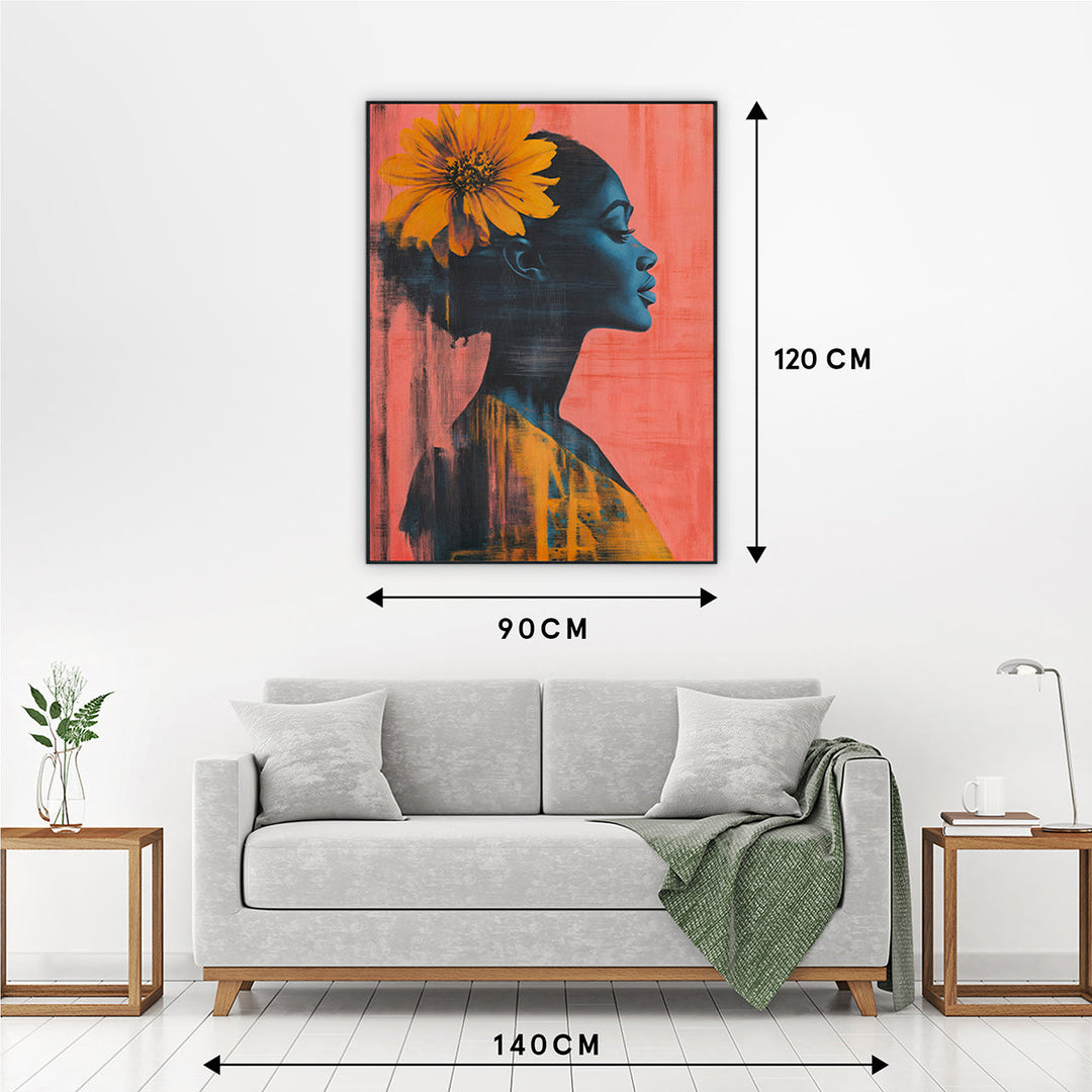 Radiant Grace – Handveredelter Kunstdruck auf Leinwand