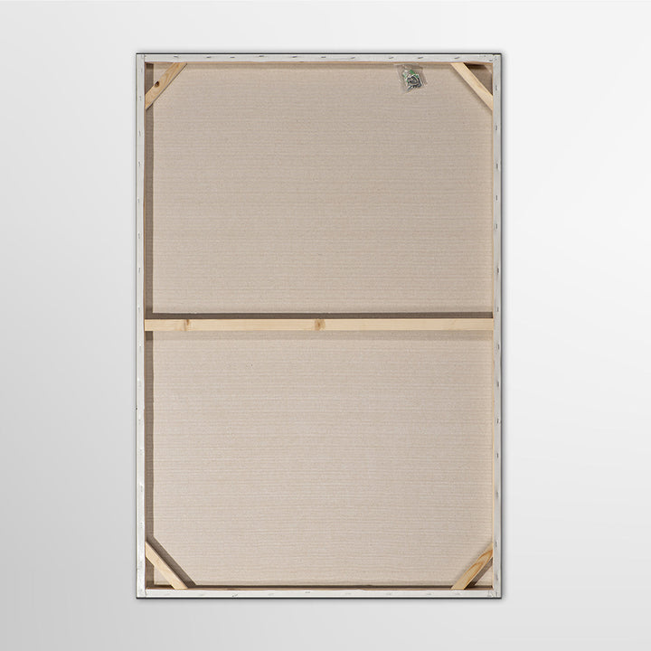 Long Neck, Hot Bath (60 x 80 cm) – Handveredelter Kunstdruck auf Leinwand
