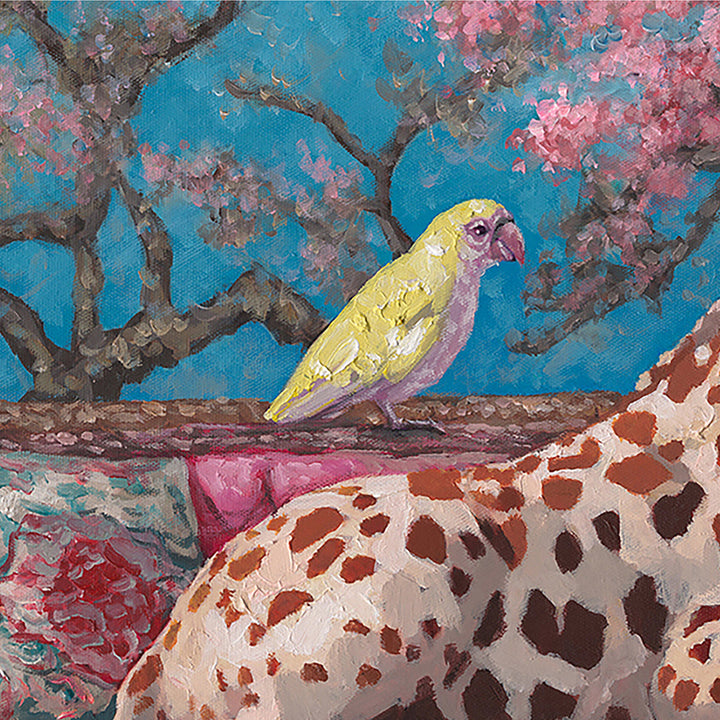 Just Relaxing – Handveredelter Kunstdruck auf Leinwand