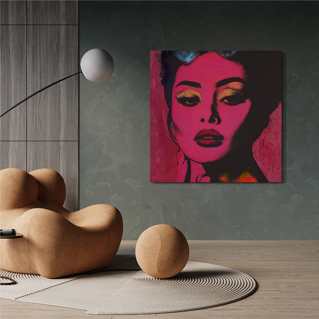 Electric Elegance – Handveredelter Kunstdruck auf Leinwand