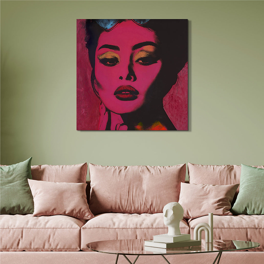 Electric Elegance – Handveredelter Kunstdruck auf Leinwand