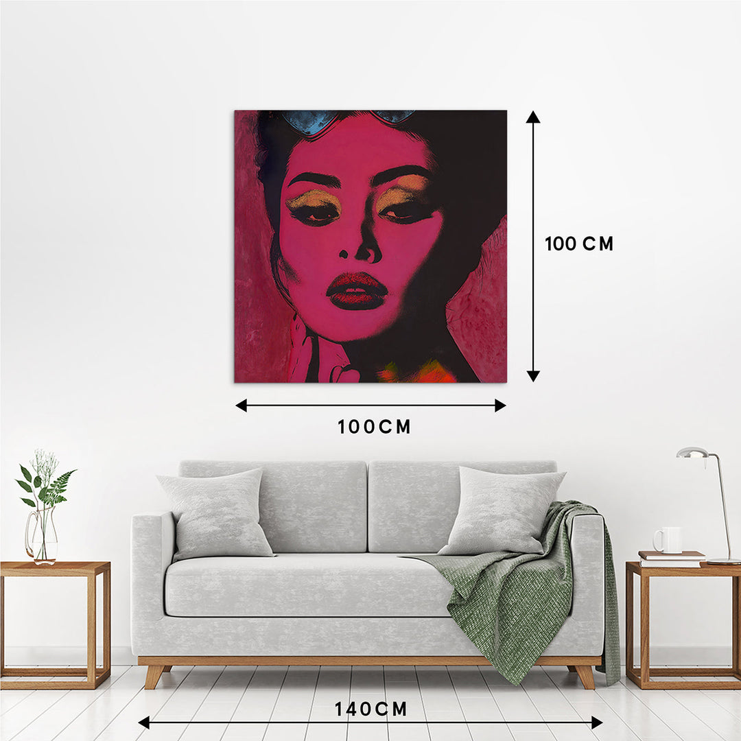 Electric Elegance – Handveredelter Kunstdruck auf Leinwand
