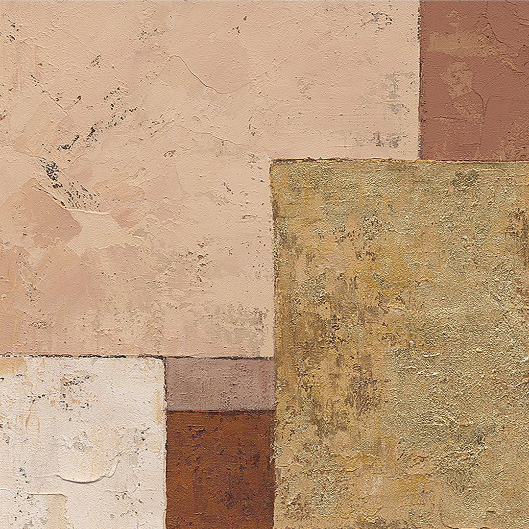 Earthtone Harmony – Handveredelter Kunstdruck auf Leinwand