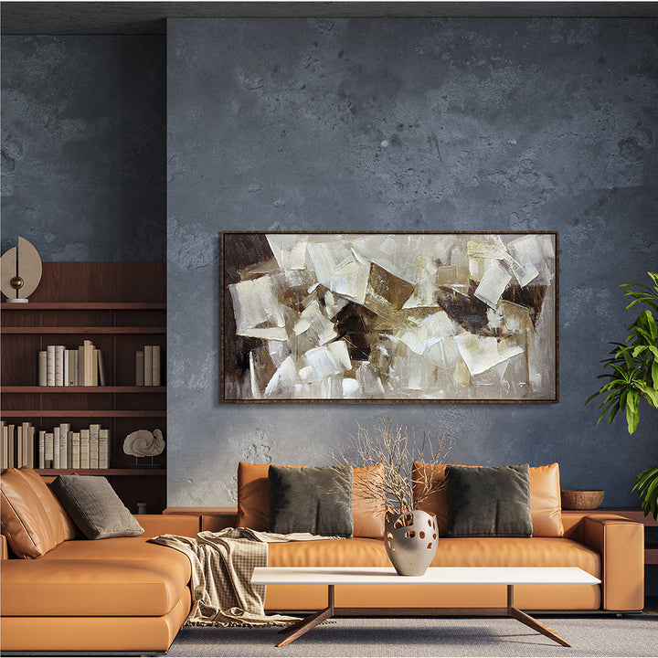Shadows and Sand – Handveredelter Kunstdruck auf Leinwand