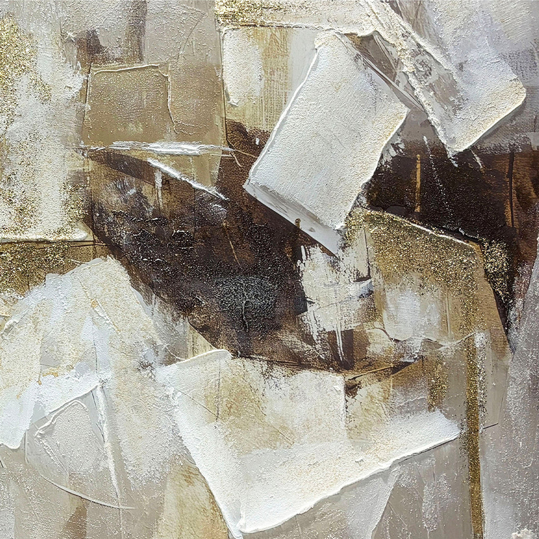 Shadows and Sand – Handveredelter Kunstdruck auf Leinwand
