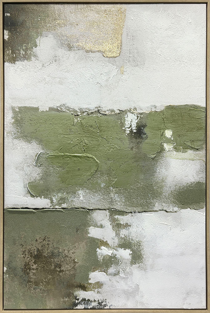 Earth and Stone – Handveredelter Kunstdruck auf Leinwand