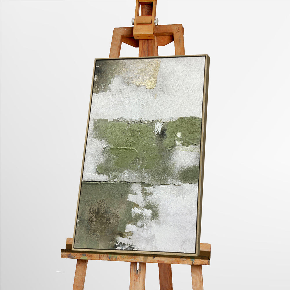 Earth and Stone – Handveredelter Kunstdruck auf Leinwand