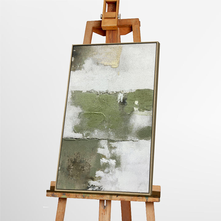 Earth and Stone – Handveredelter Kunstdruck auf Leinwand