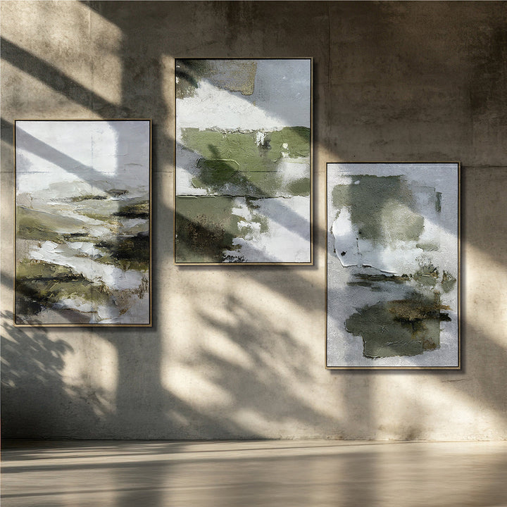 Earth and Stone – Handveredelter Kunstdruck auf Leinwand