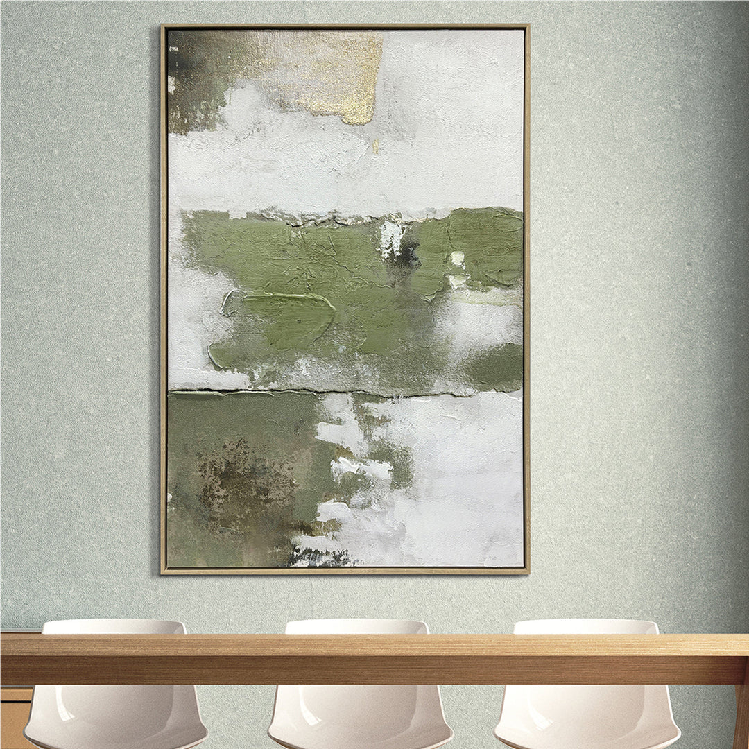 Earth and Stone – Handveredelter Kunstdruck auf Leinwand