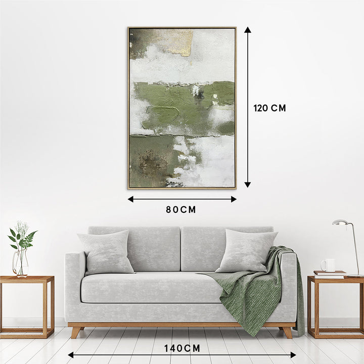 Earth and Stone – Handveredelter Kunstdruck auf Leinwand
