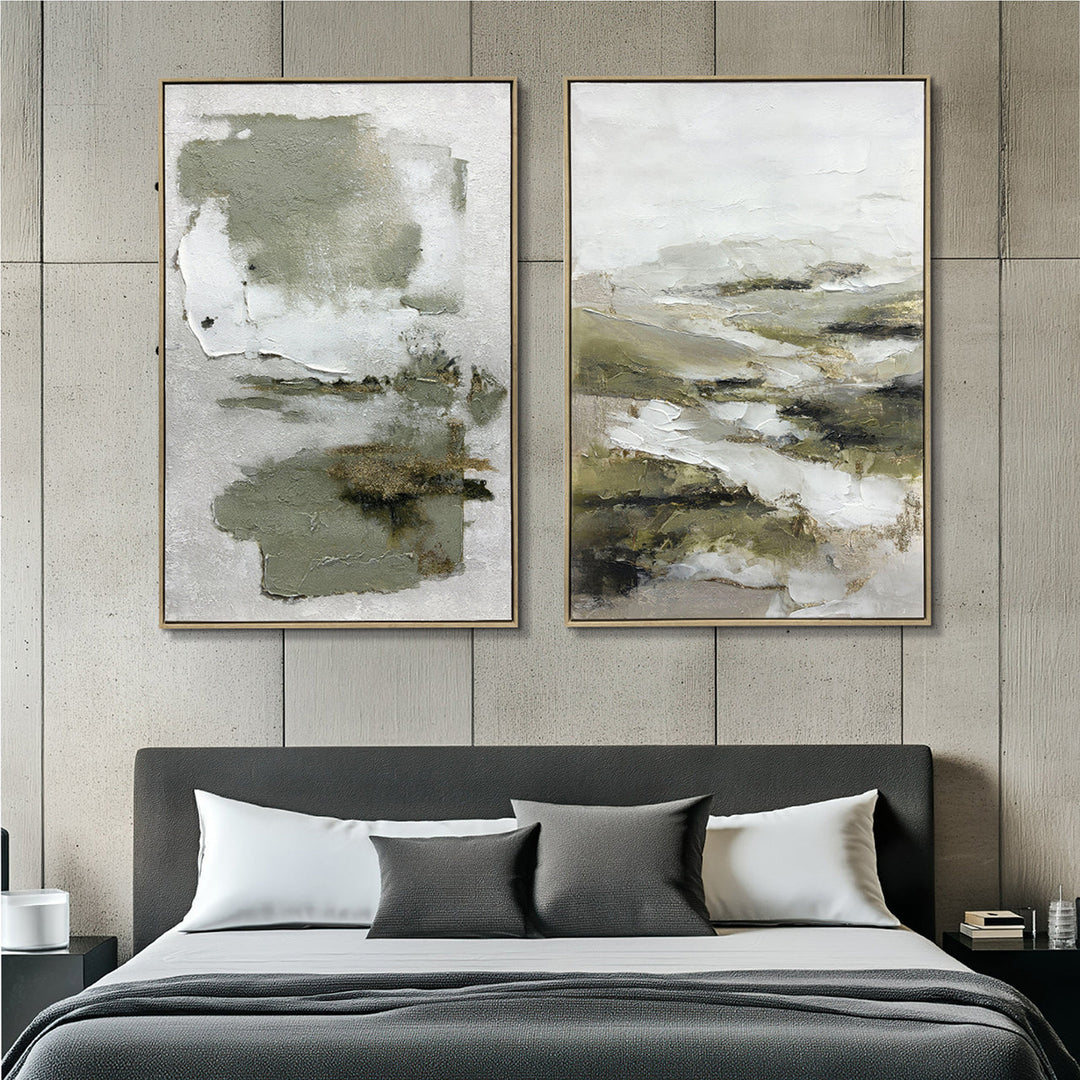 Traces of Nature – Handveredelter Kunstdruck auf Leinwand