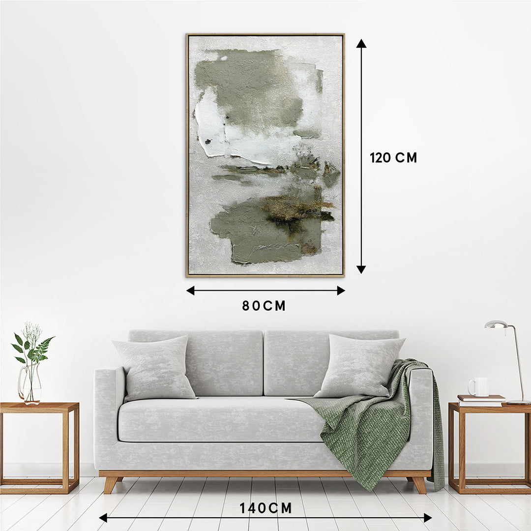 Traces of Nature – Handveredelter Kunstdruck auf Leinwand