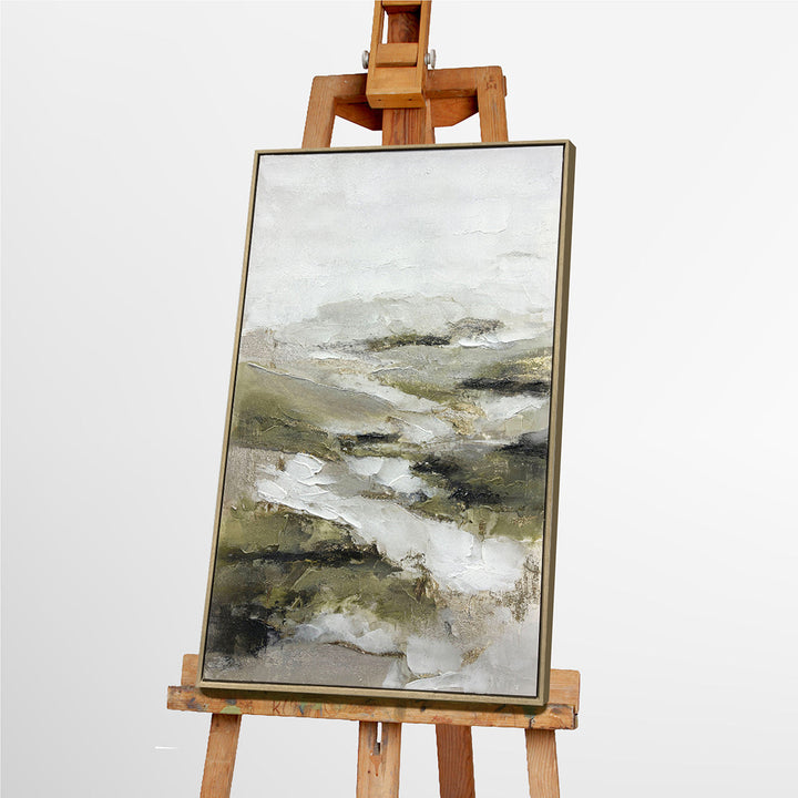 Organic Balance – Handveredelter Kunstdruck auf Leinwand