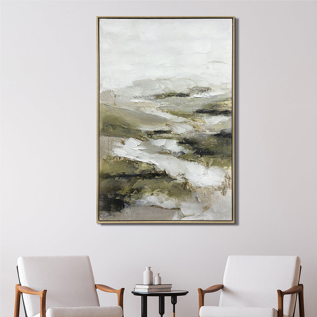 Organic Balance – Handveredelter Kunstdruck auf Leinwand