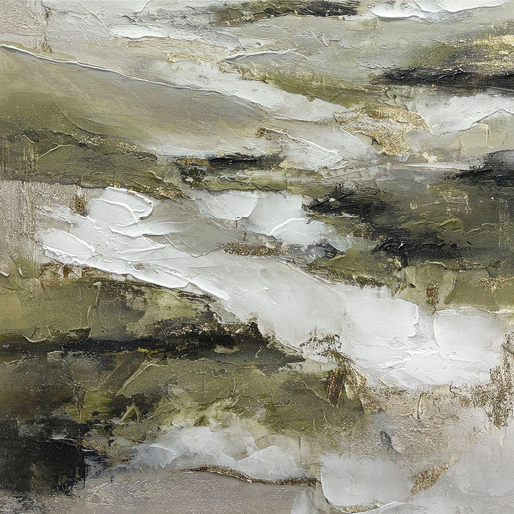 Organic Balance – Handveredelter Kunstdruck auf Leinwand