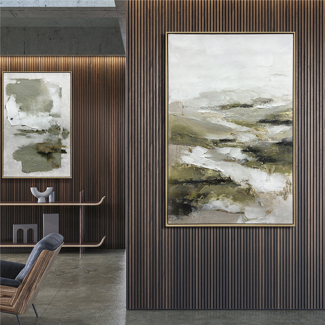 Organic Balance – Handveredelter Kunstdruck auf Leinwand
