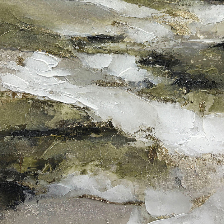 Organic Balance – Handveredelter Kunstdruck auf Leinwand