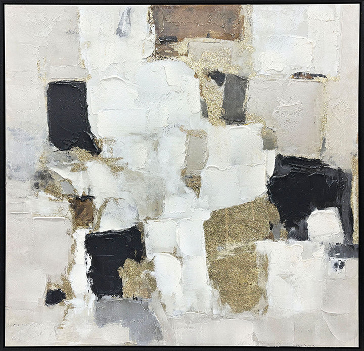 Earth and Light – Handveredelter Kunstdruck auf Leinwand