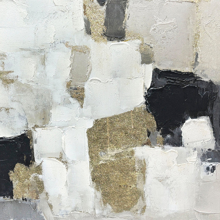 Earth and Light – Handveredelter Kunstdruck auf Leinwand
