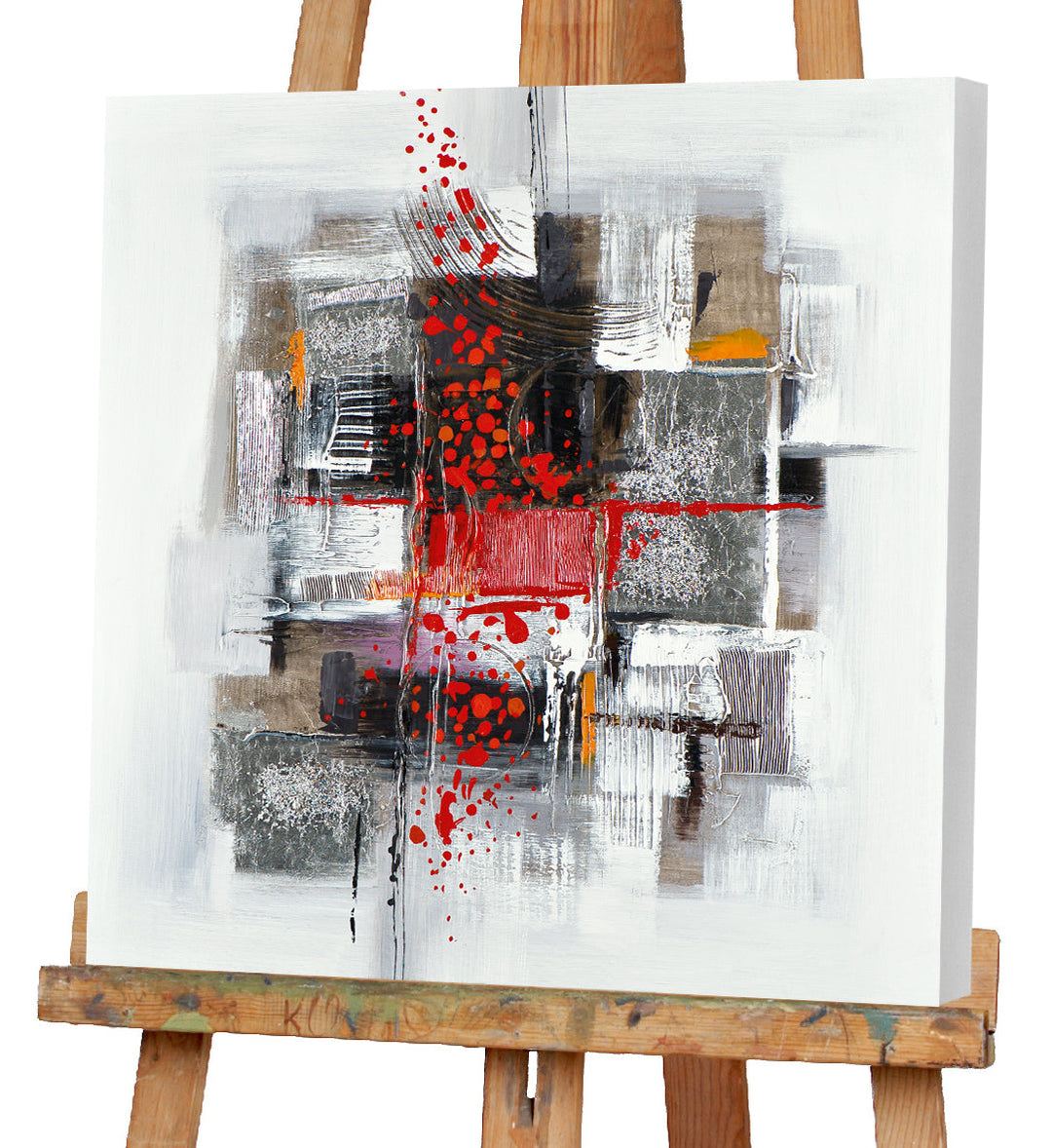 Facetten in Rot