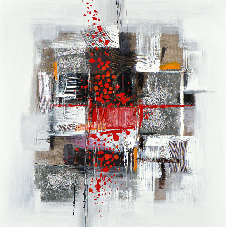 Facetten in Rot
