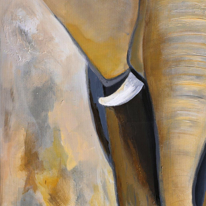 Elephant Way – Wandbild Elefant handgemalt