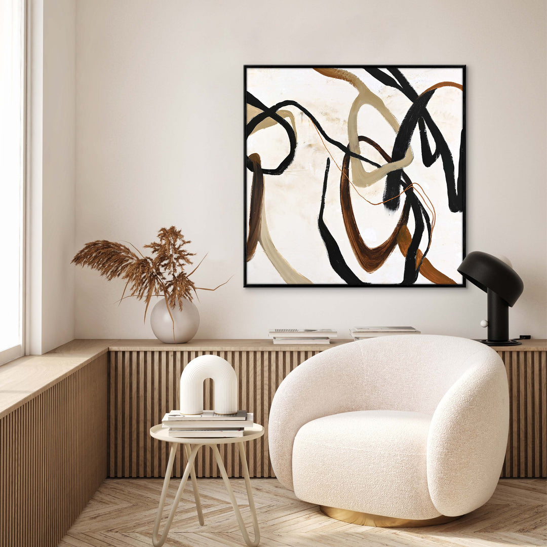 Once Again – Abstraktes Wandbild handgemalt