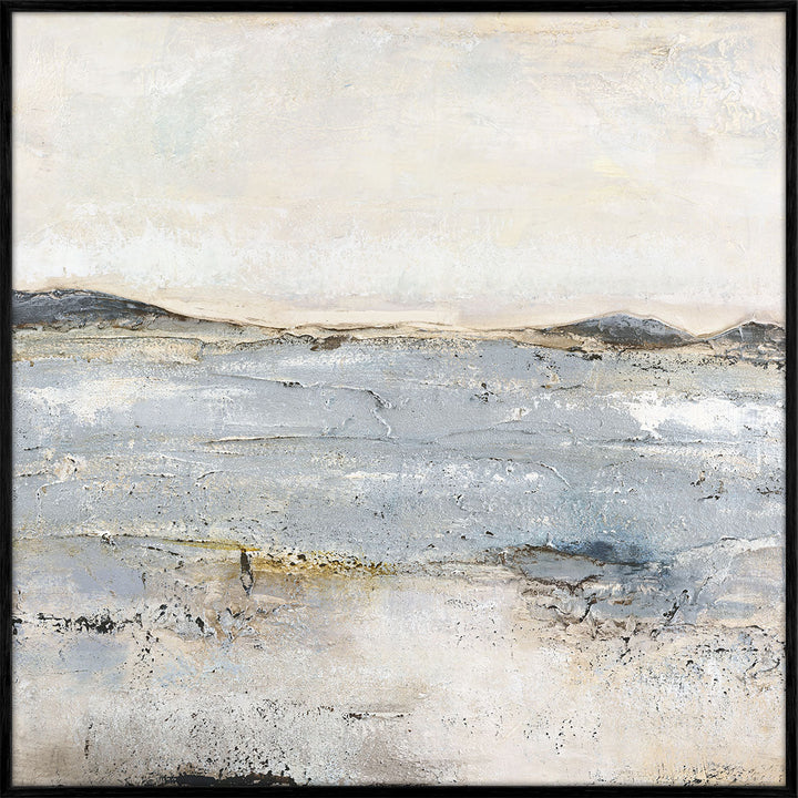 Trace Of Nature – Abstraktes Wandbild handgemalt, quadratisch
