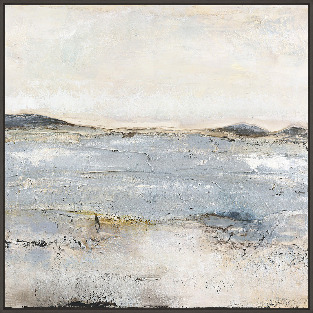 Trace Of Nature – Abstraktes Wandbild handgemalt, quadratisch