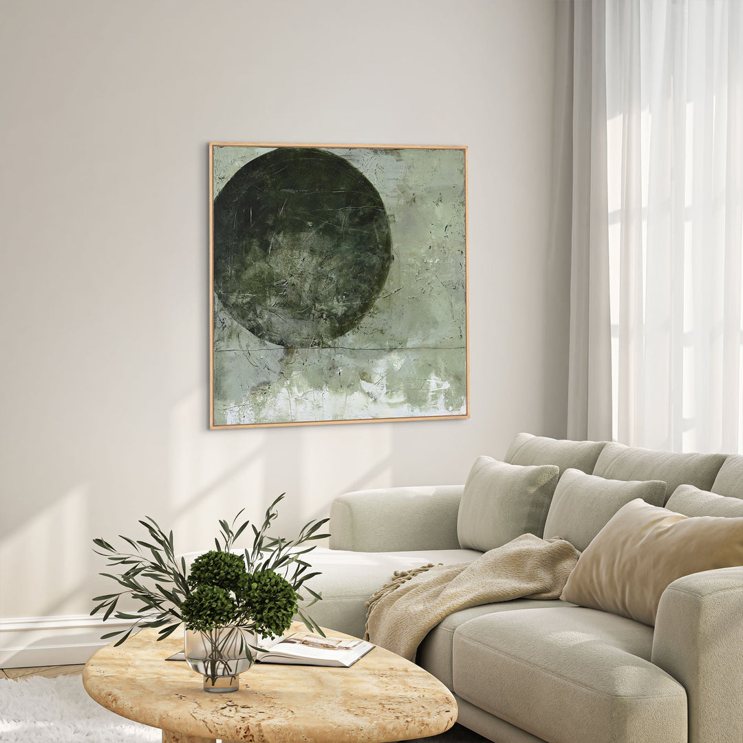 Light Ball – Abstraktes Wandbild handgemalt