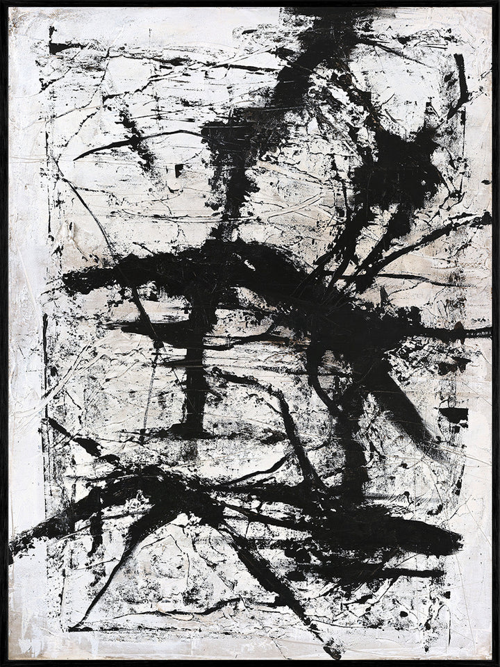 Arch – Abstraktes Wandbild handgemalt, Hochformat