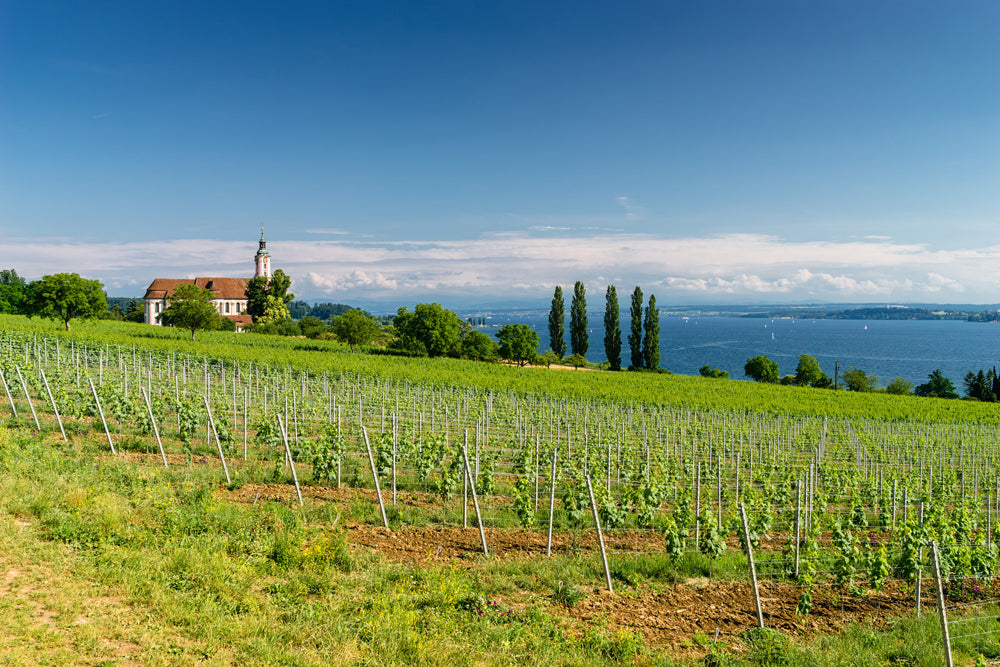 Akustikbild Slim Landschaft in der Toskana (80 x 120 cm) – Handveredelter Kunstdruck auf Leinwand