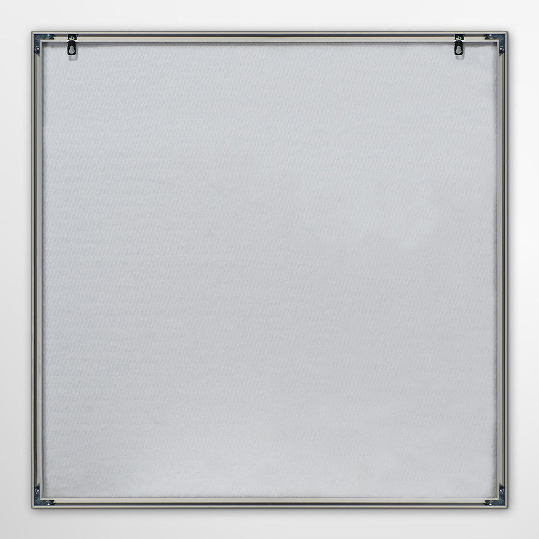 Akustikbild Slim Blick ins Grüne (80 x 80 cm) – Handveredelter Kunstdruck auf Leinwand