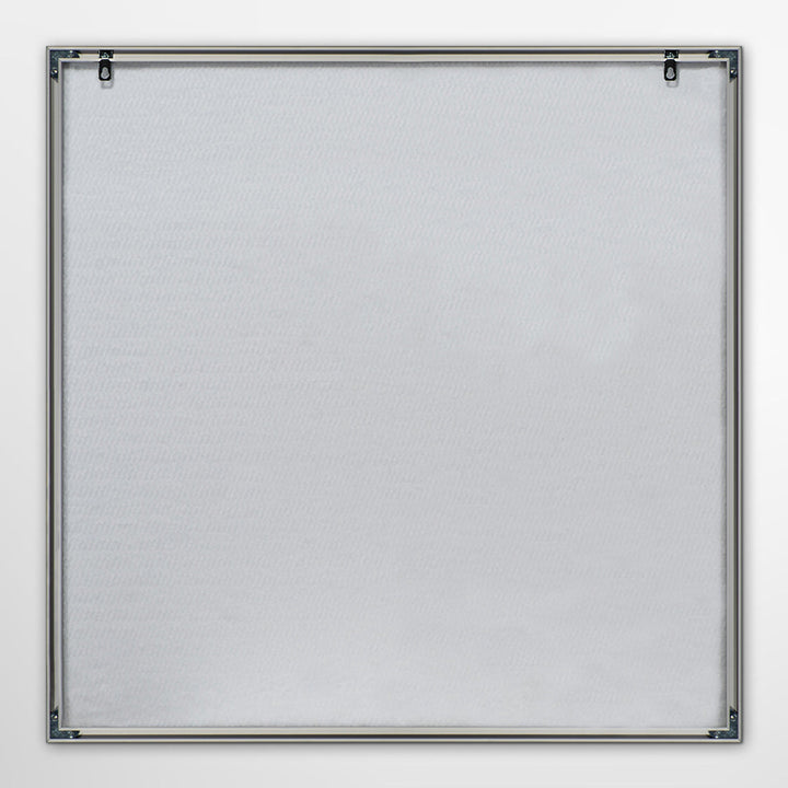 Akustikbild Slim Blick ins Grüne (80 x 80 cm) – Handveredelter Kunstdruck auf Leinwand