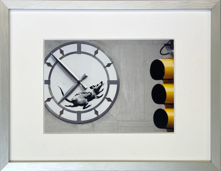 "Rat in a Clock" - Banksy Miniprint