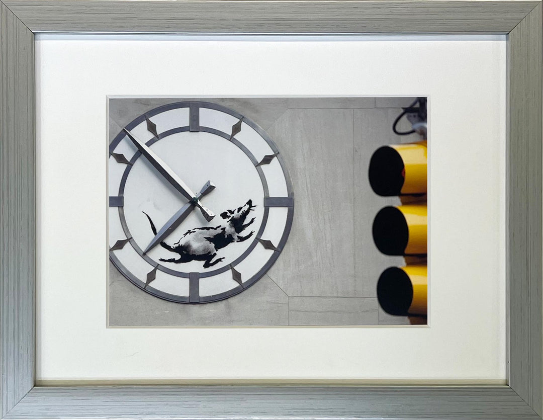 "Rat in a Clock" - Banksy Miniprint