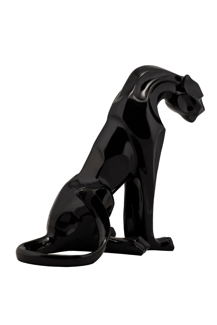 Skulptur Sitzender Panther