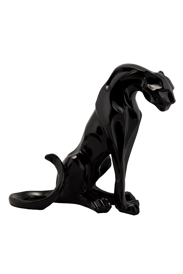 Skulptur Sitzender Panther
