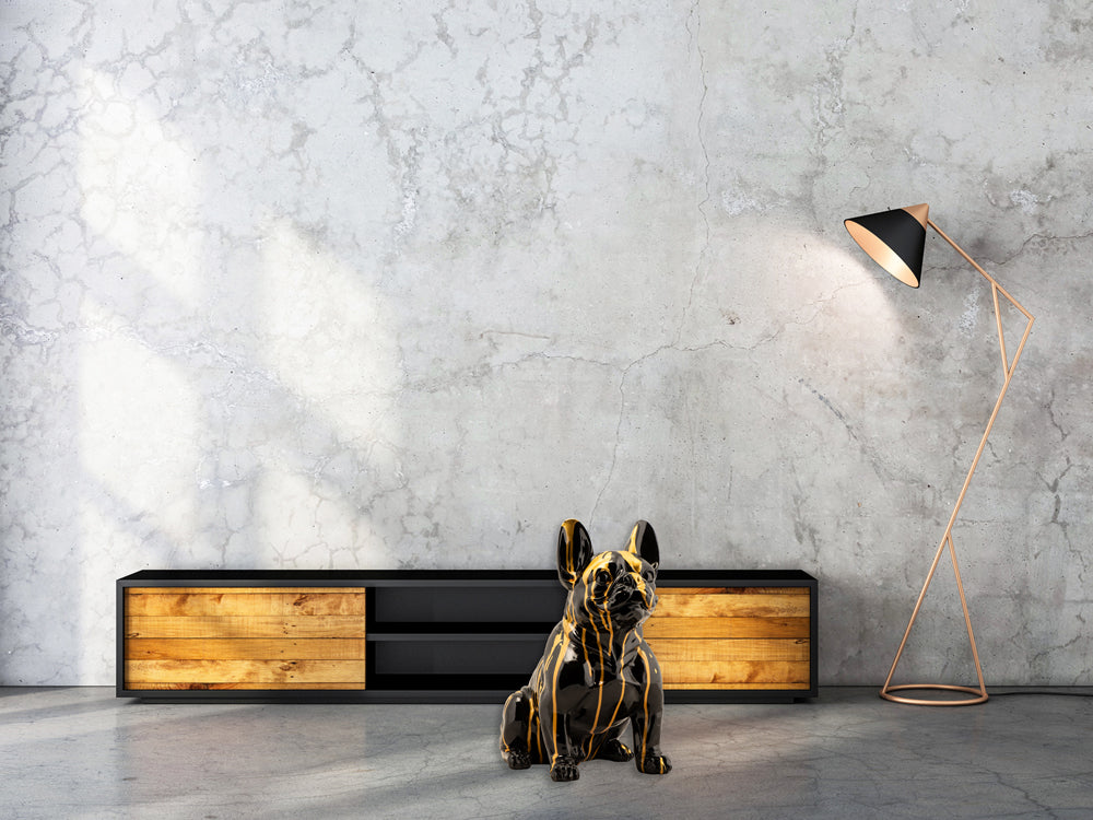 Skulptur Sitzende Bulldogge I